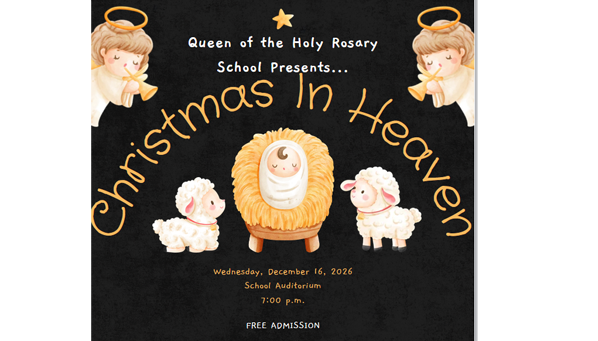 Christmas Program – Wednesday, December 16, 2026